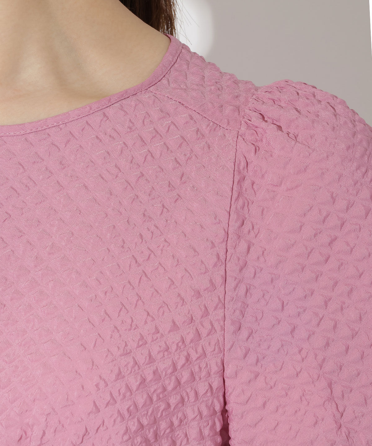 アンドクチュール「キルトジャガードバックシャンワンピース」|ワンピース|