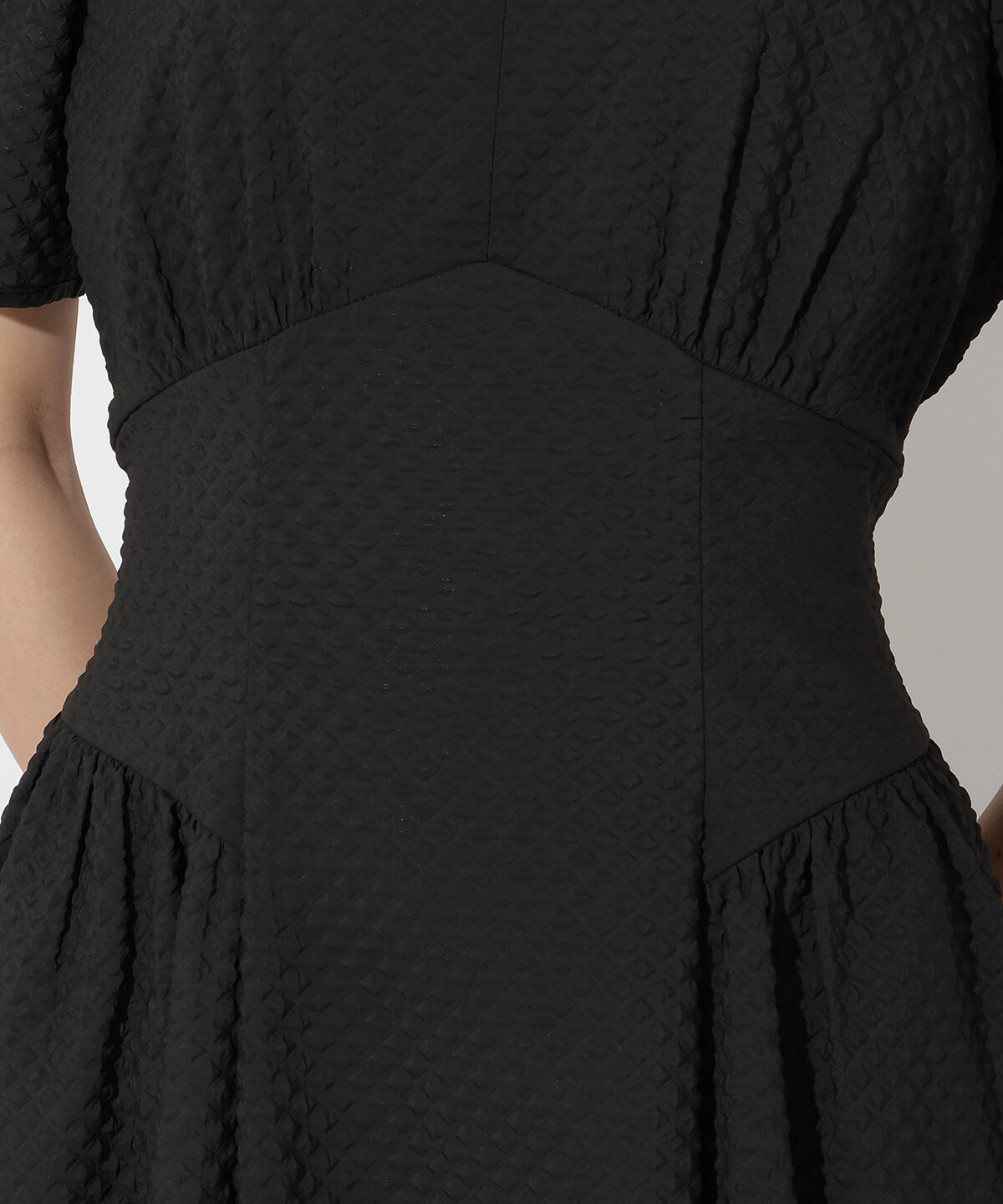 アンドクチュール「キルトジャガードバックシャンワンピース」|ワンピース|