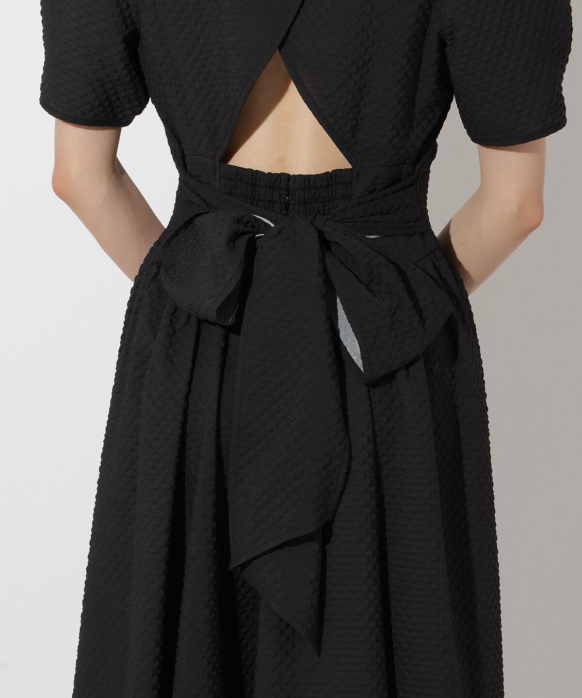 アンドクチュール「キルトジャガードバックシャンワンピース」|ワンピース|