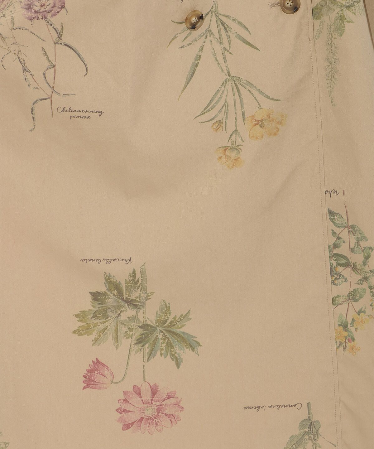 アンドクチュール「オータムフラワートレンチジャンスカ」|ジャンパースカート|