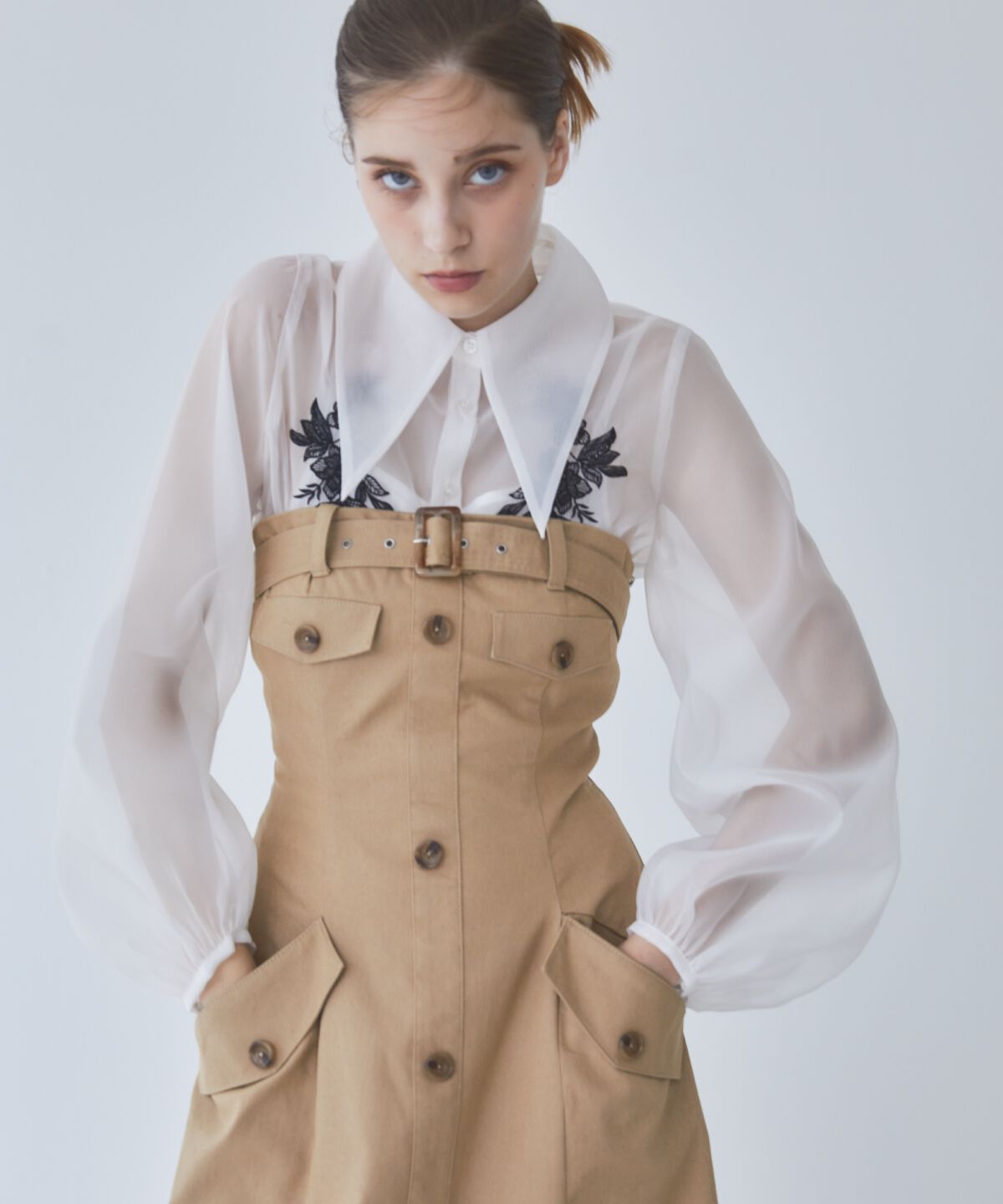 REDYAZEL「バストベルトベアワンピース」|ワンピース|