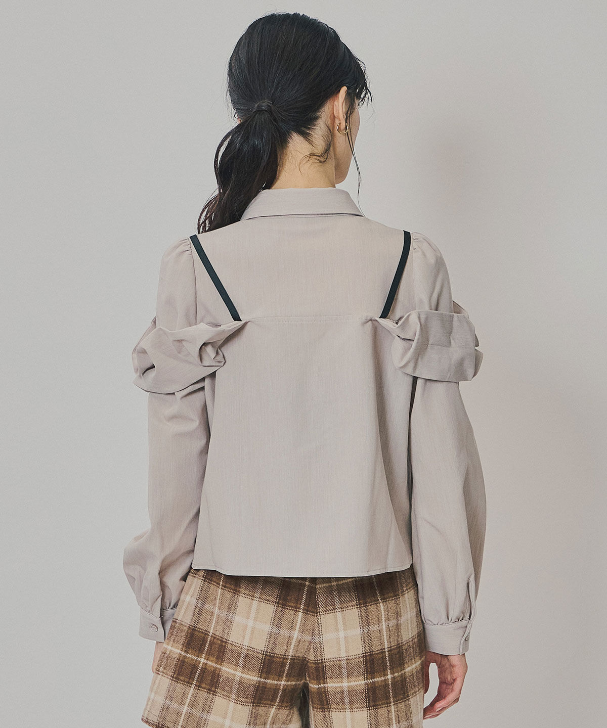 REDYAZEL「リボンフリルショルダーブラウス」|シャツ・ブラウス|