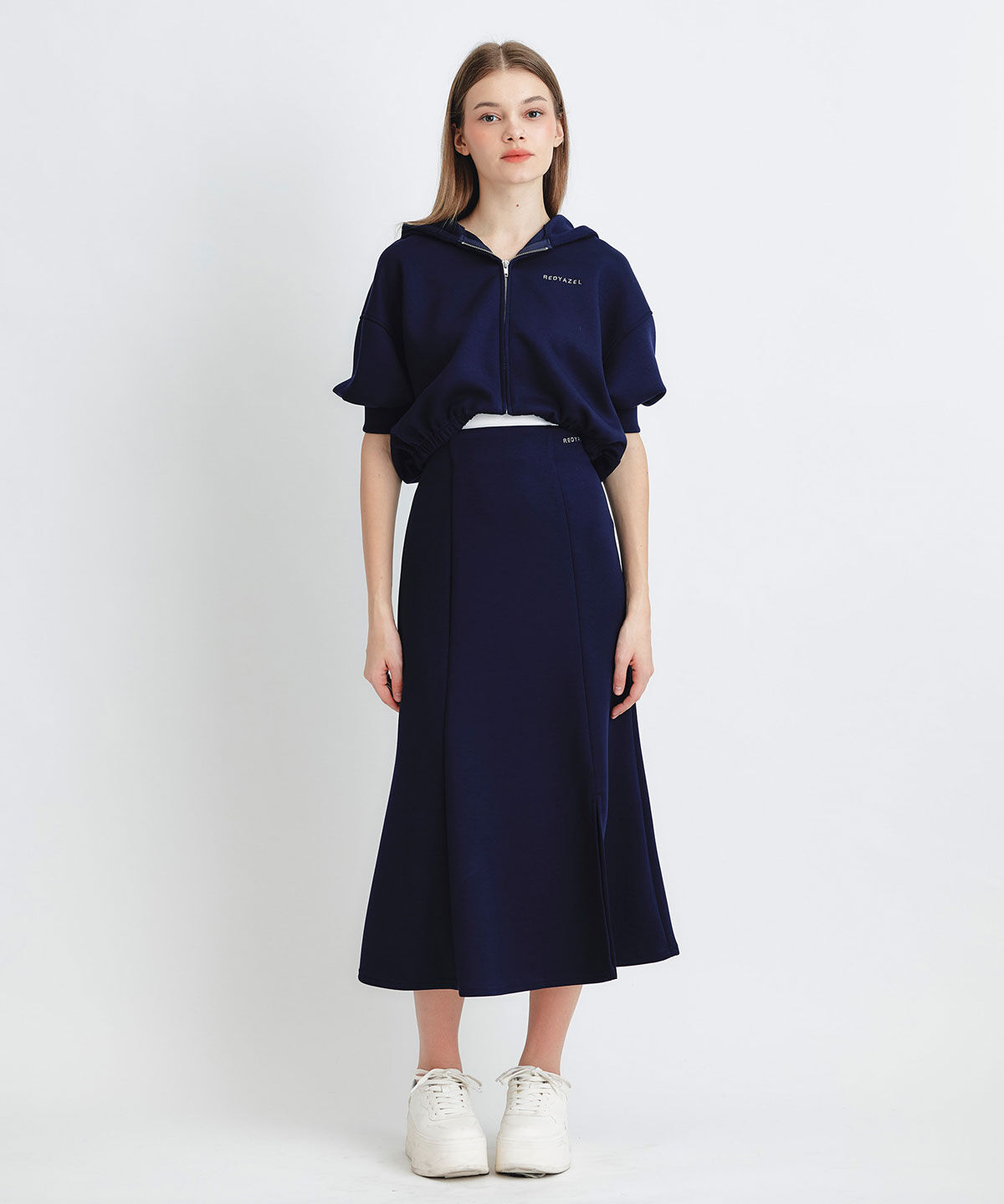 REDYAZEL「ダンボールZIPショートパーカー」|パーカー|