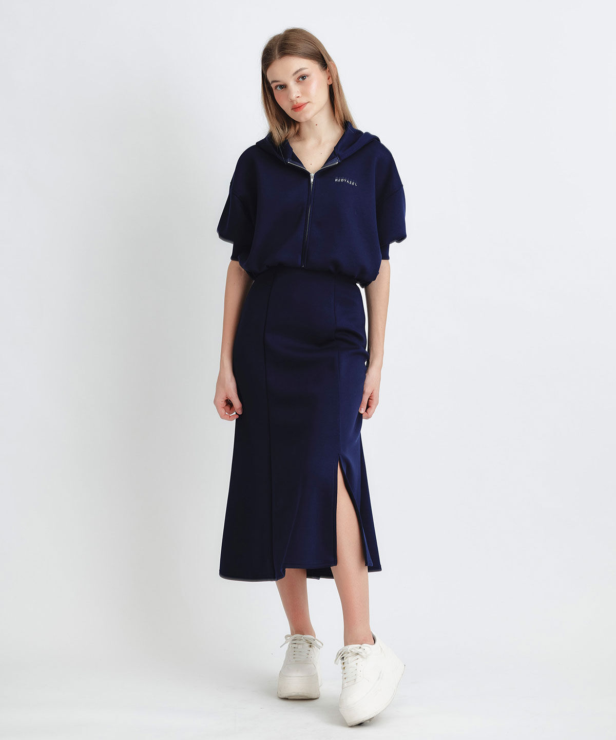 REDYAZEL「ダンボールZIPショートパーカー」|パーカー|