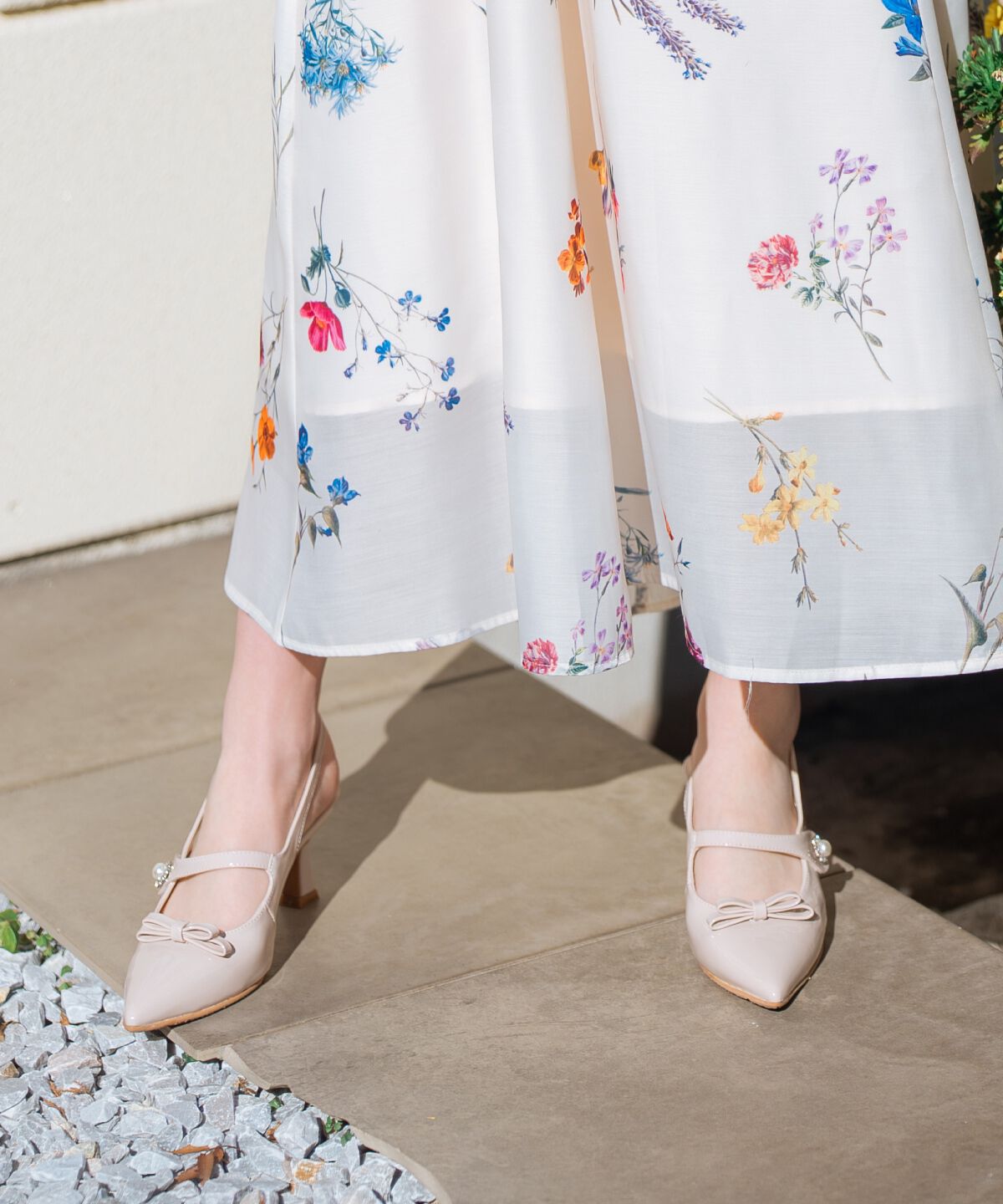 WILLSELECTION「スリングバックリボンパンプス」|パンプス|