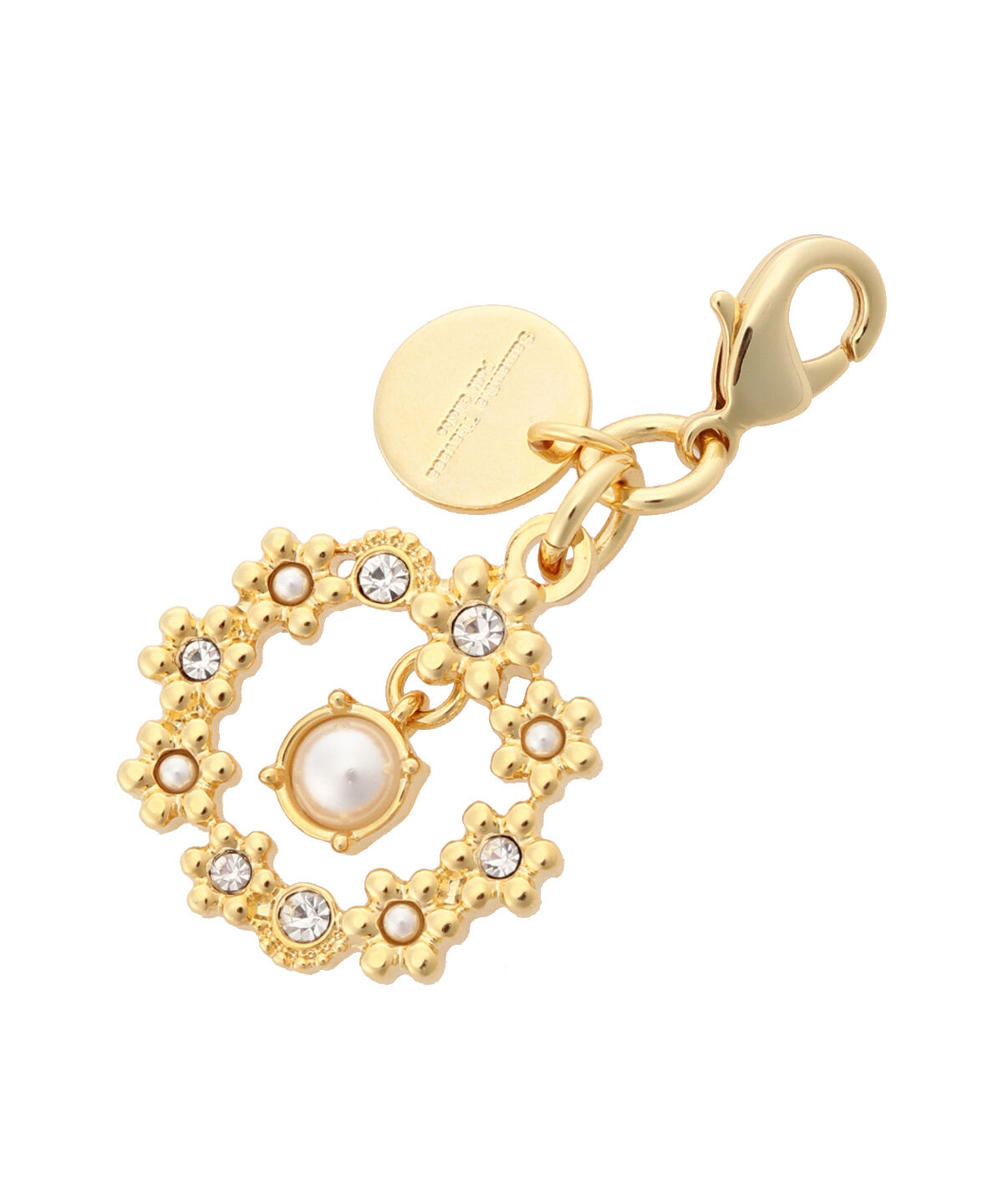 Samantha Thavasa Petit Choice「スイングパールファスナーチャーム」|チャーム・キーホルダー|ホワイト