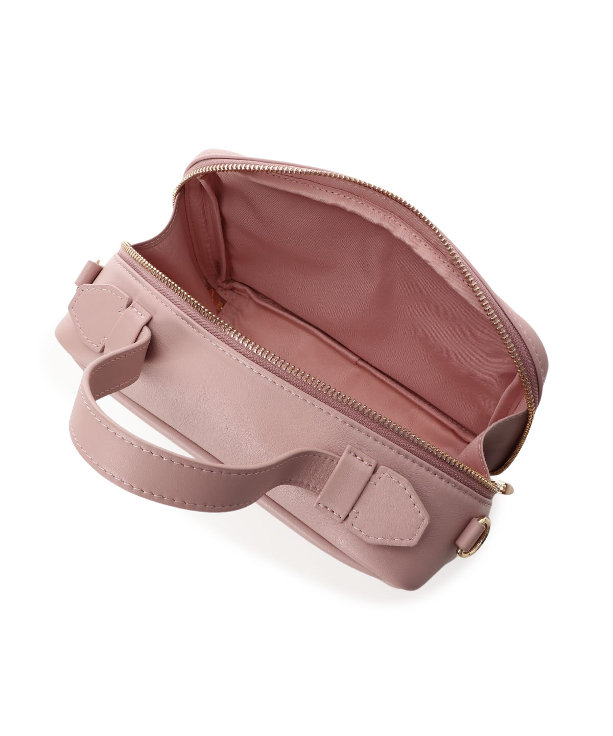 Samantha Thavasa Petit Choice「スクエアジップレザー ショルダーバッグ」|ショルダー・メッセンジャー|