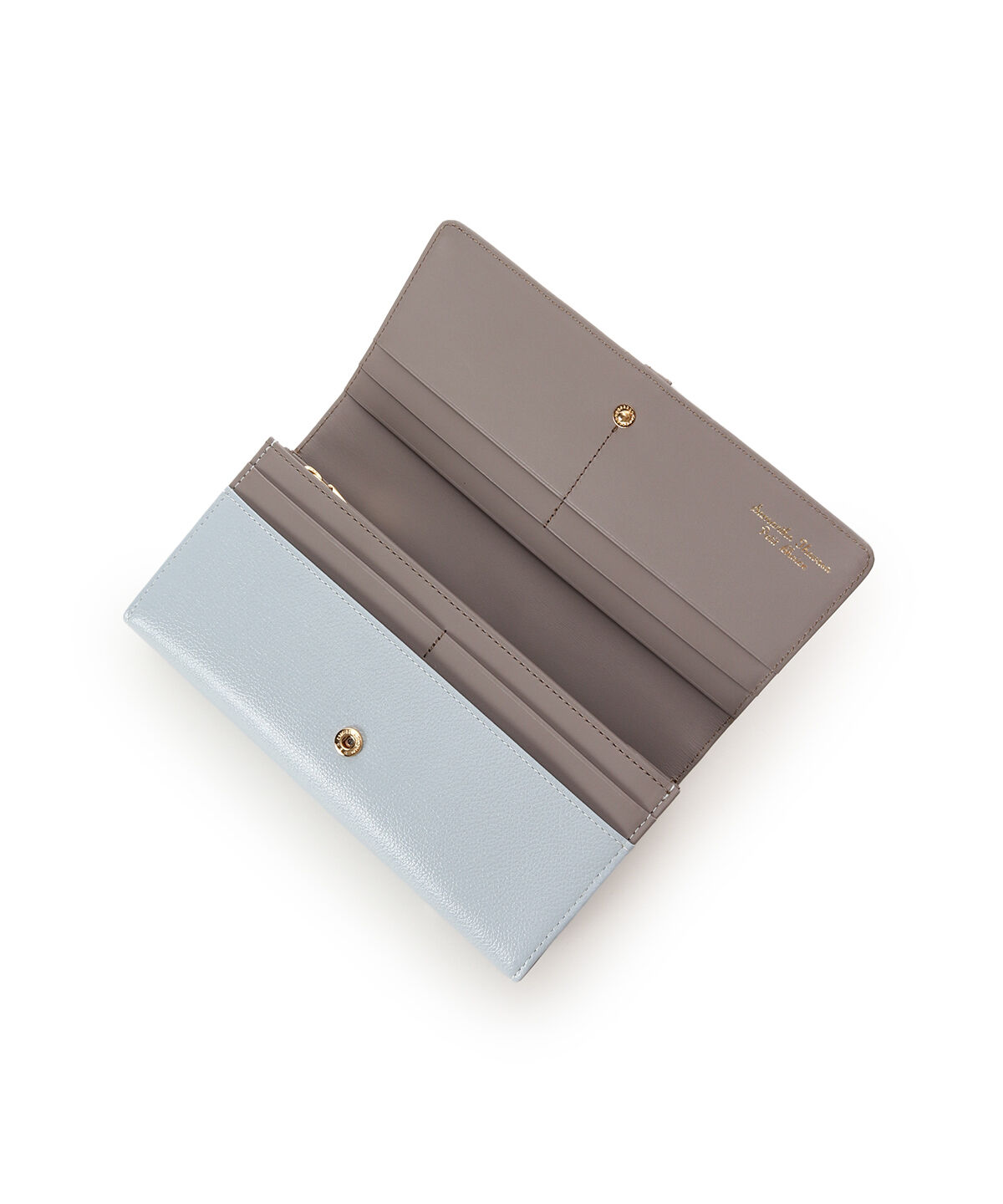 Samantha Thavasa Petit Choice「バイカラーフロントベルト 長財布」|財布|