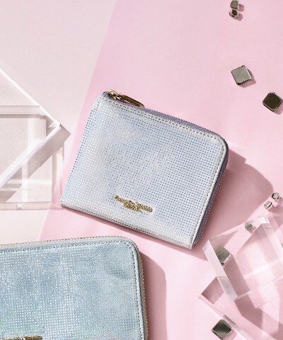 Samantha Thavasa Petit Choice「オーロラカラーピッグレザー 折財布」|財布|ホワイト