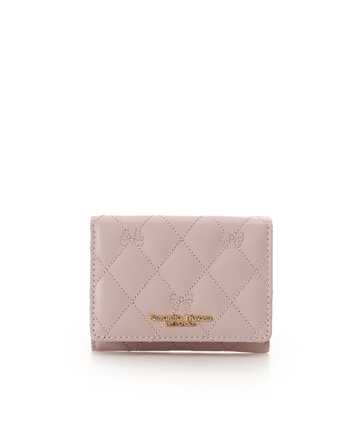 Samantha Thavasa Petit Choice「リボンキルト ミニ財布」|財布|ピンク