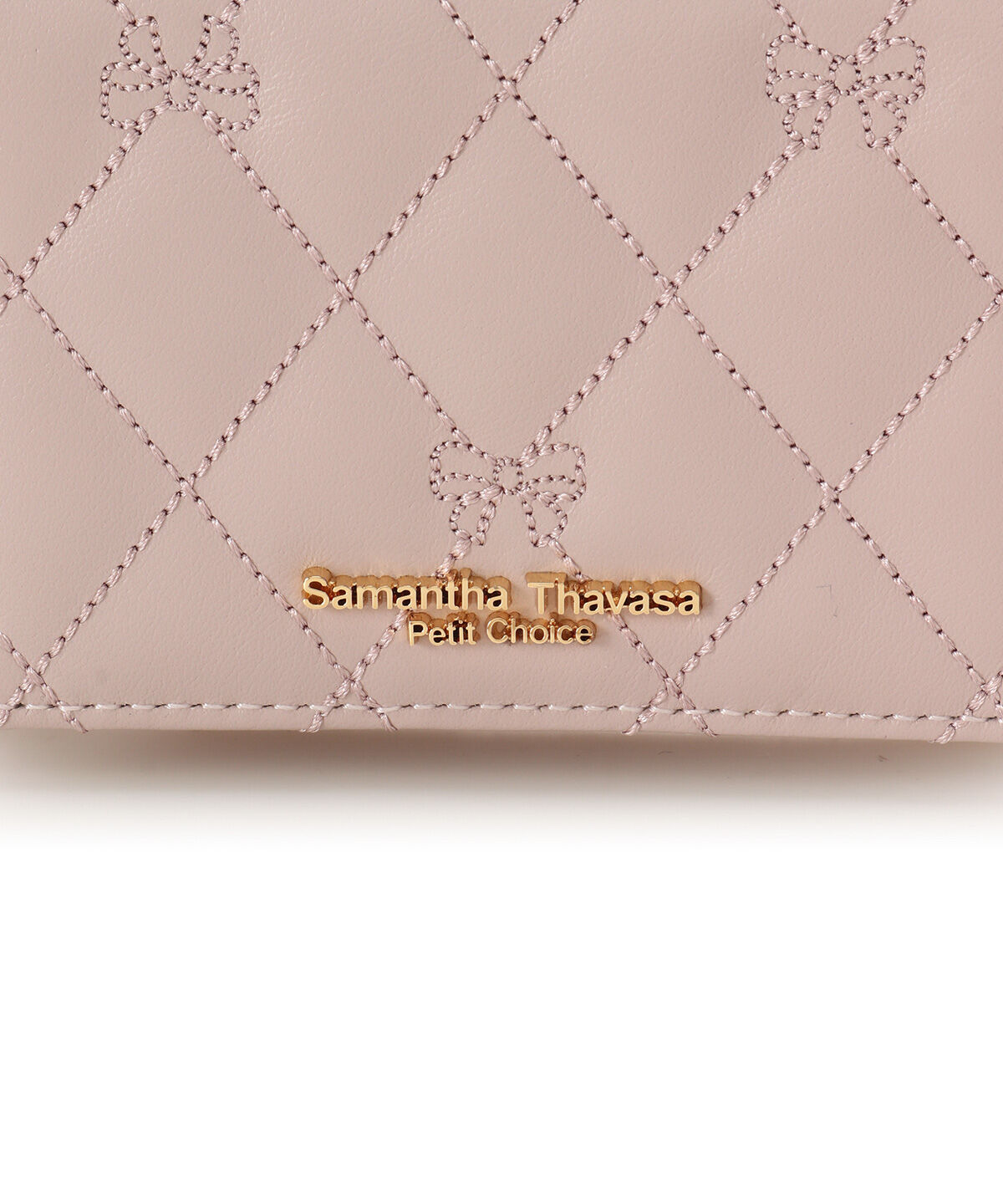 Samantha Thavasa Petit Choice「リボンキルト ミニ財布」|財布|