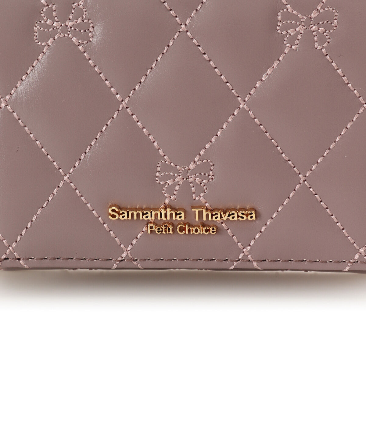 Samantha Thavasa Petit Choice「リボンキルト ミニ財布」|財布|