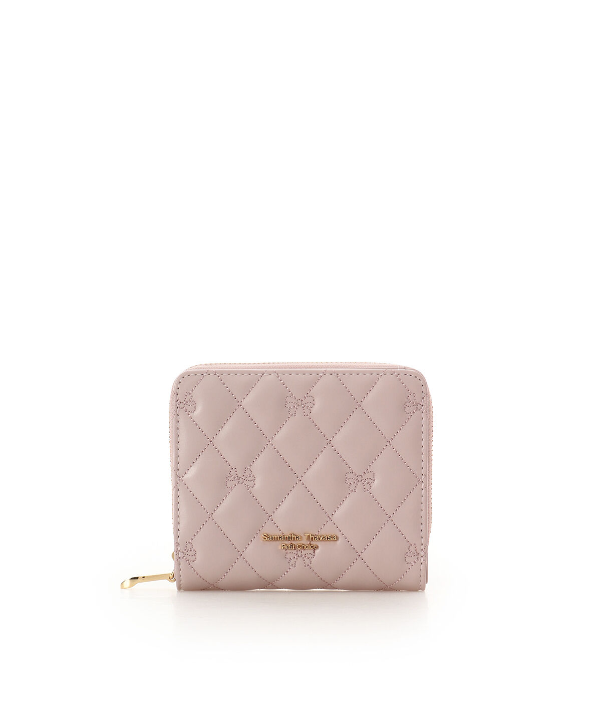 Samantha Thavasa Petit Choice「リボンキルト 折財布」|財布|ピンク