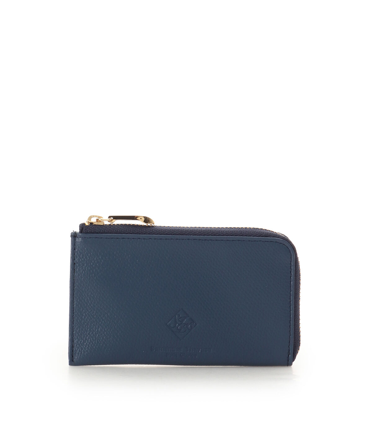 Samantha Thavasa Petit Choice「スクエアモチーフソフトレザー フラグメントケース」|コインケース|ネイビー