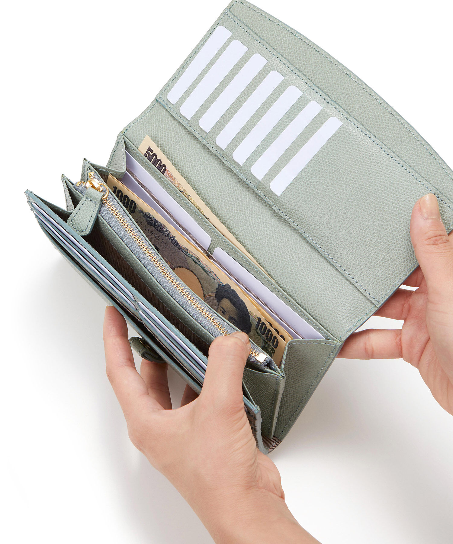 TOPKAPI 「COLORATO［コロラート］角シボ型押し・長財布」|財布|