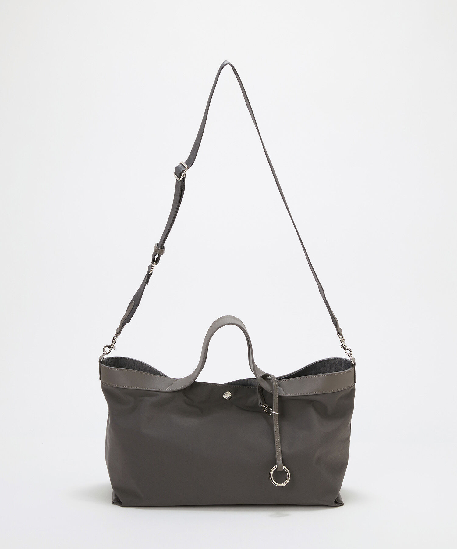 TOPKAPI BREATH「【Breath TOPKAPI】MORPH モーフ リンクルナイロン 2way ワイド トートバッグ チャーム付き　軽量」|トートバッグ|