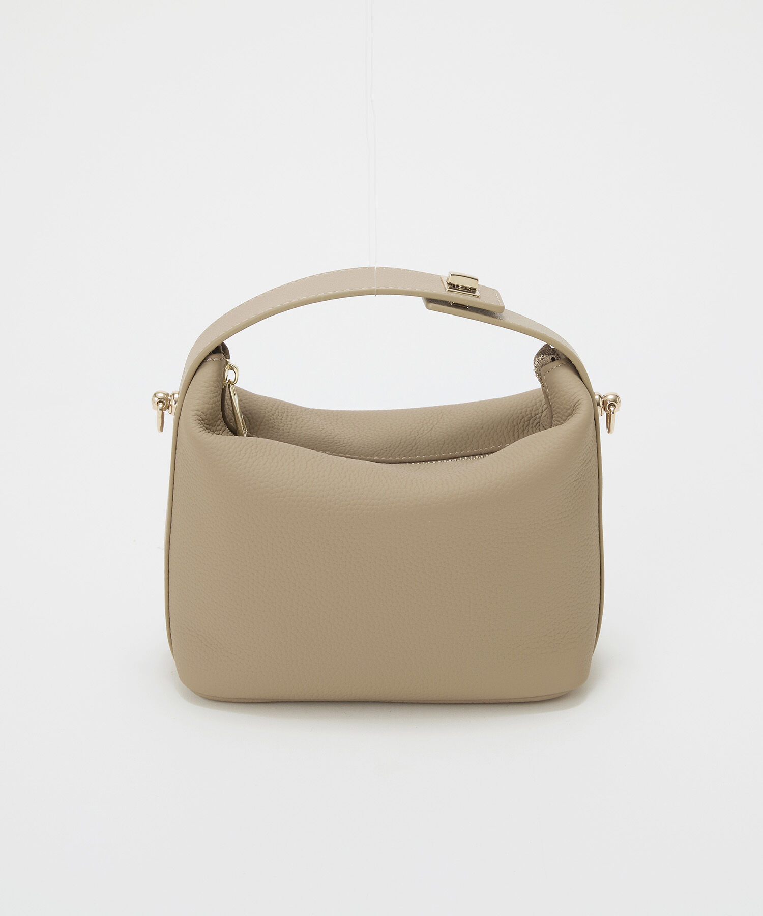 TOPKAPI TREASURE「【TREASURE TOPKAPI】シュリンクレザー ハンドルオープン ミニ ショルダーバッグ」|トートバッグ|