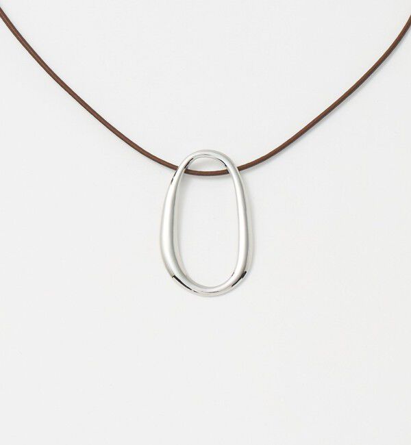 UNITED ARROWS green label relaxing「オーバルリング コード ネックレス 2」|ネックレス|