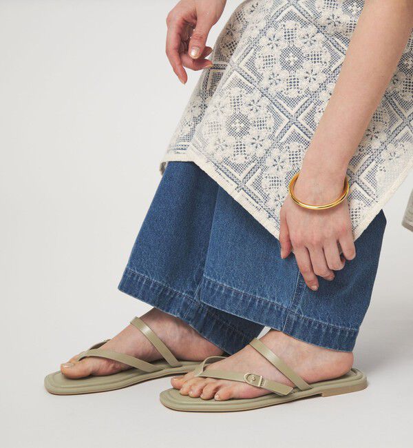 UNITED ARROWS green label relaxing「トライアングル トング サンダル」|サンダル|OLIVE