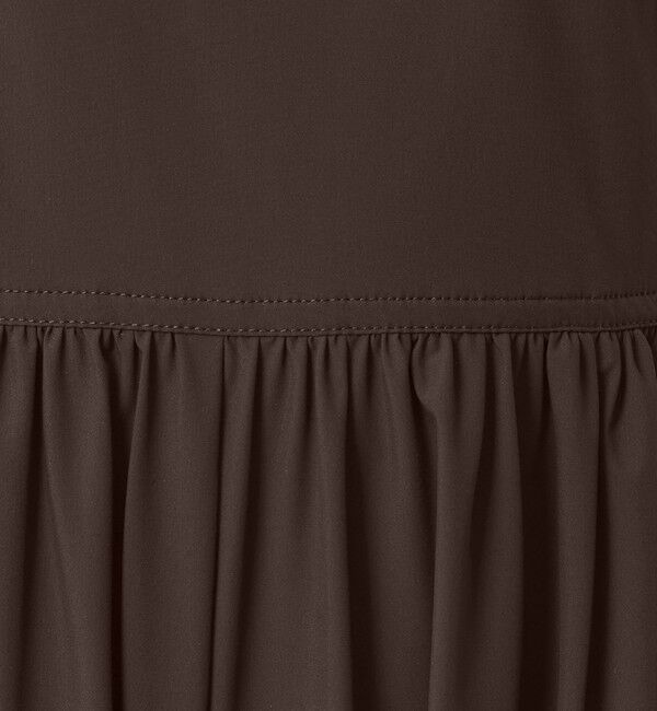 BEAUTY&YOUTH UNITED ARROWS「【WEB限定 Wardrobe DAILY MINIMAL】ギャザーノースリーブ オールインワン 接触冷感 UVカット はっ水」|オールインワン|