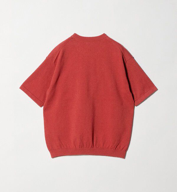 BEAUTY&YOUTH UNITED ARROWS「KNITEE クリンプコットン クルーネック ニット Tシャツ ウォッシャブル」|ニット・セーター|
