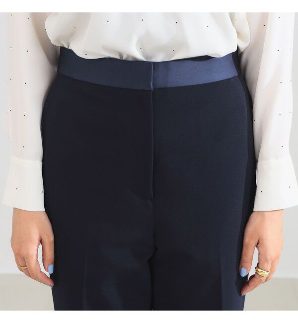 Demi-Luxe BEAMS 「ストレート クリース パンツ」|チノ|