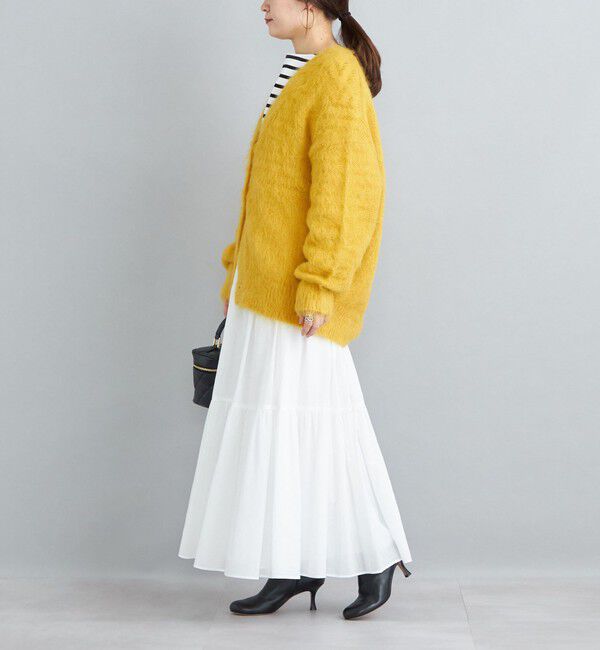 SHIPS for women「〈手洗い可能〉綿ドビー ティアード ギャザースカート◇」|スカート|