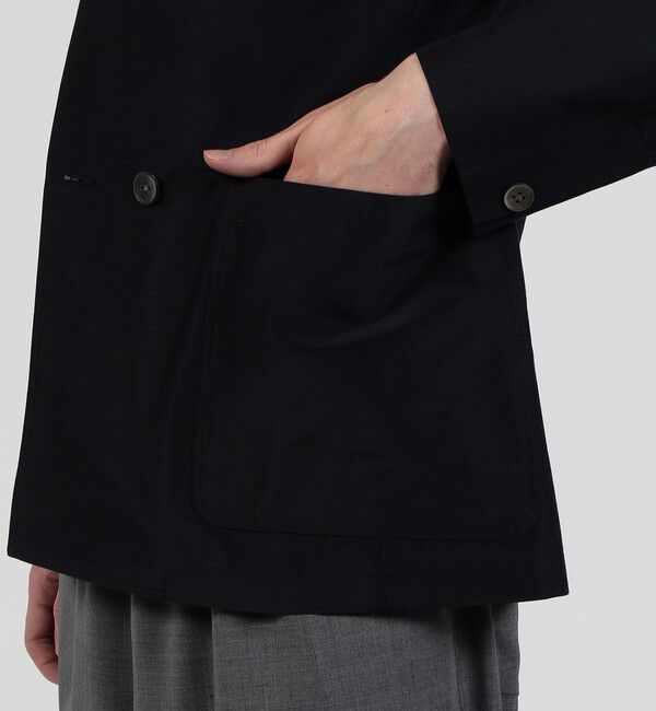 TOMORROWLAND MENS「コットンシルク ダブルブレステッド 4Bジャケット」|テーラードジャケット|
