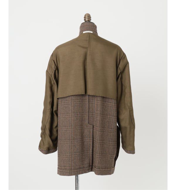 IENA「COUTURE D&rsquo;ADAM/クチュールドアダム BIG JK グレンチェック」|テーラードジャケット|