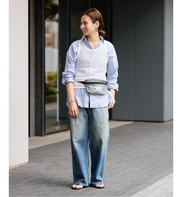 FRAMeWORK「BATTLE LAKE 別注RIP STOP NYLON ウエストBAG」|ショルダー・メッセンジャー|