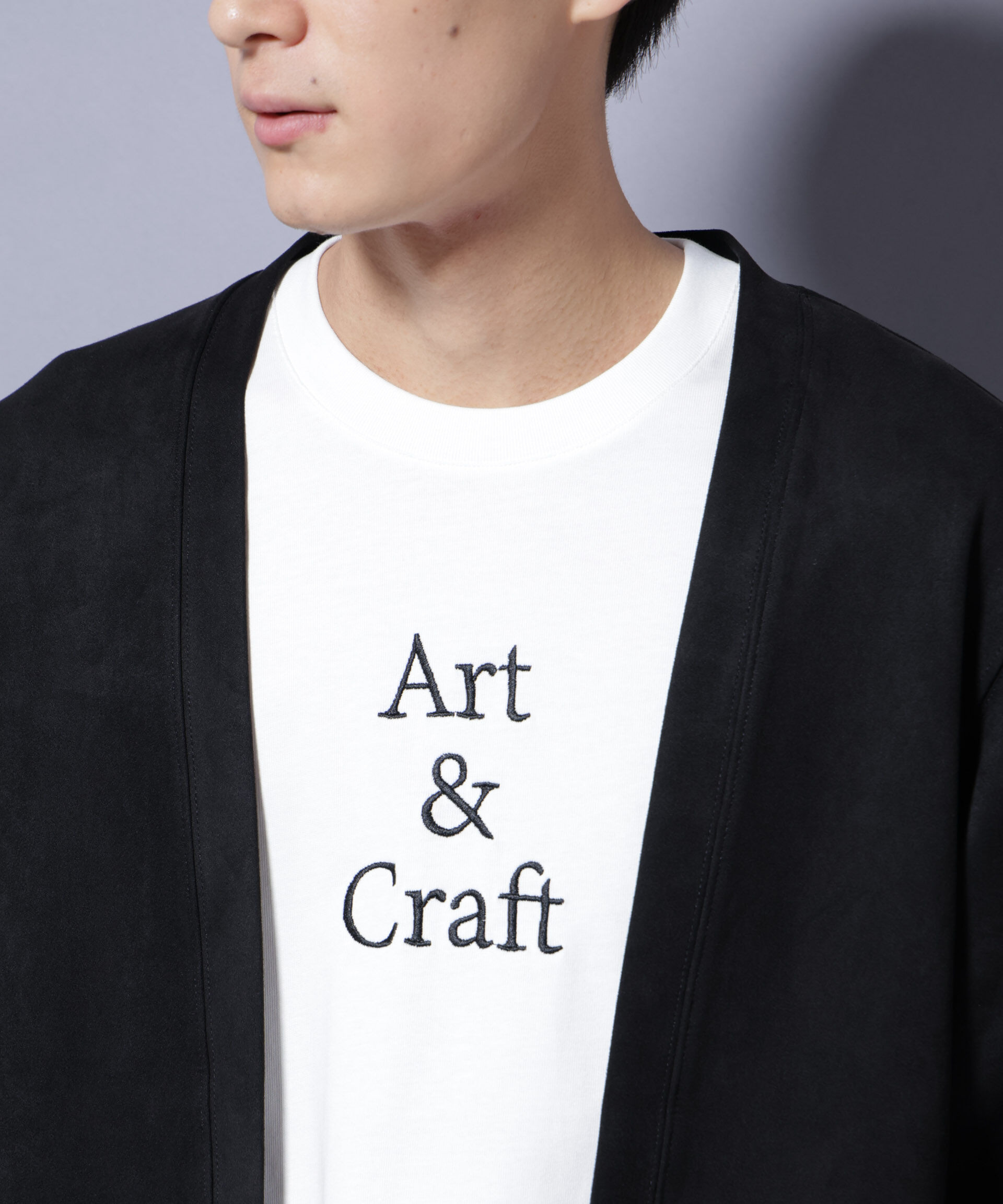 nano･universe「フェイクスエードトッパーカーディガン」|Tシャツ・カットソー|