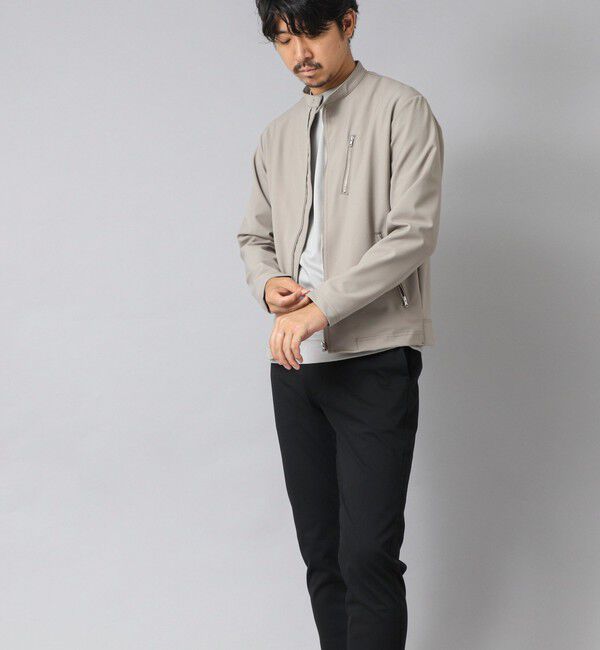 NOLLEY'S goodman「【ACTIVE SECT】《限定展開》ハイストレッチシングルライダース 25AW」|ブルゾン・スタジャン|