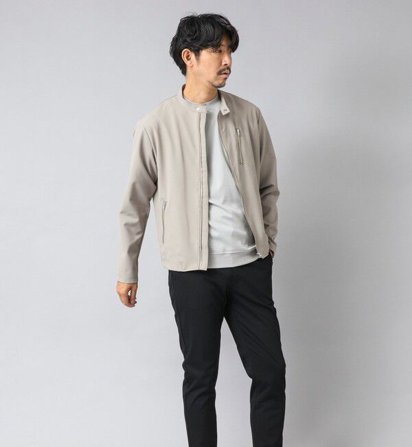 NOLLEY'S goodman「【ACTIVE SECT】《限定展開》ハイストレッチシングルライダース 25AW」|ブルゾン・スタジャン|