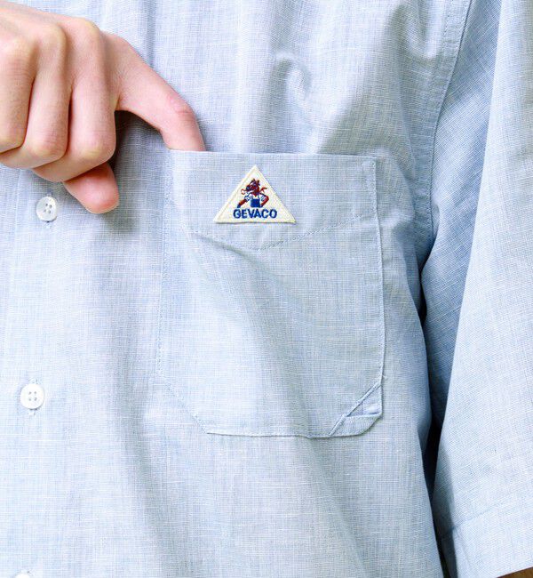 GLOSTER「【GEVACO/ゲバコ】レギュラーカラー半袖シャツ」|シャツ・ブラウス|