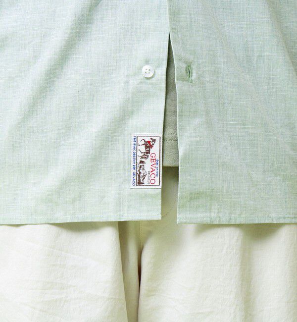 GLOSTER「【GEVACO/ゲバコ】レギュラーカラー半袖シャツ」|シャツ・ブラウス|