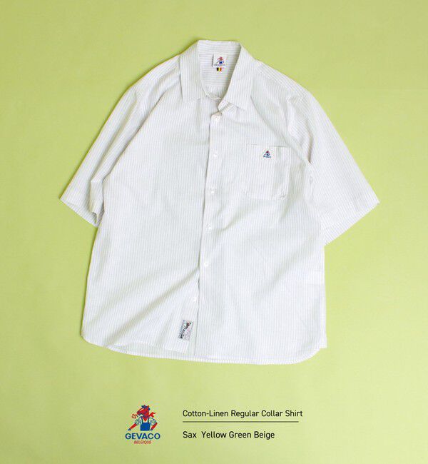 GLOSTER「【GEVACO/ゲバコ】レギュラーカラー半袖シャツ」|シャツ・ブラウス|