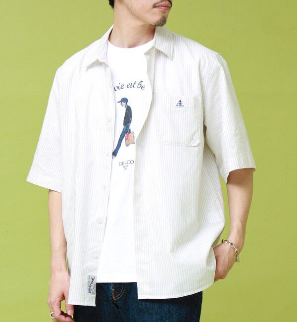 GLOSTER「【GEVACO/ゲバコ】レギュラーカラー半袖シャツ」|シャツ・ブラウス|