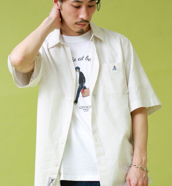 GLOSTER「【GEVACO/ゲバコ】レギュラーカラー半袖シャツ」|シャツ・ブラウス|