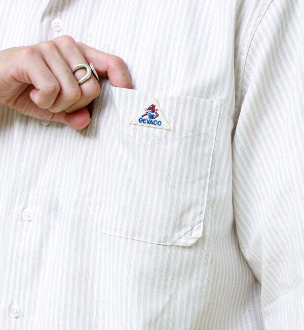 GLOSTER「【GEVACO/ゲバコ】レギュラーカラー半袖シャツ」|シャツ・ブラウス|