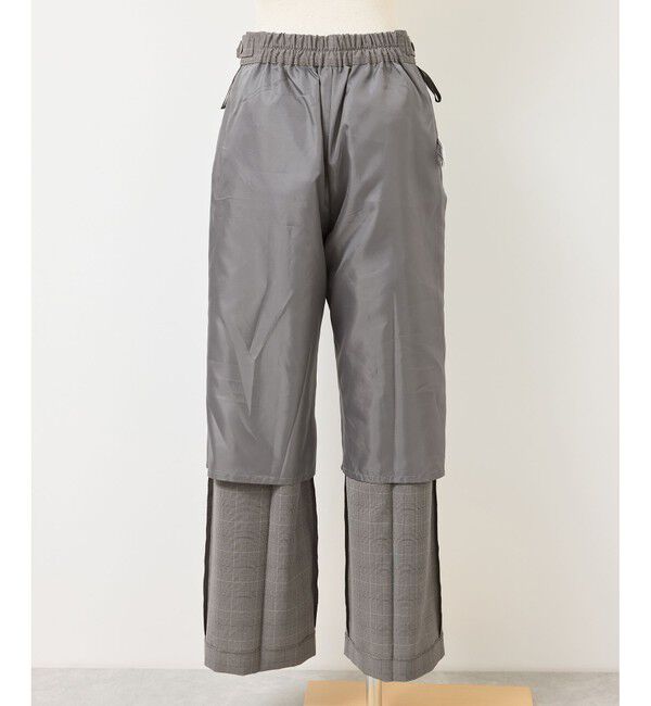 Rope&rsquo;Picnic「【UVカット・速乾】【リネンライク・シリーズ】ピンタックワイドスラックスパンツ/セットアップ対応」|チノ|