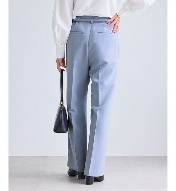 Rope&rsquo;Picnic「【WEB限定カラー】360&deg;ウルトラストレッチ ワイドパンツ/花粉ガード・入卒式・セットアップ対応」|チノ|