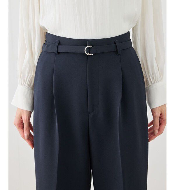 Rope&rsquo;Picnic「【WEB限定カラー】360&deg;ウルトラストレッチ ワイドパンツ/花粉ガード・入卒式・セットアップ対応」|チノ|