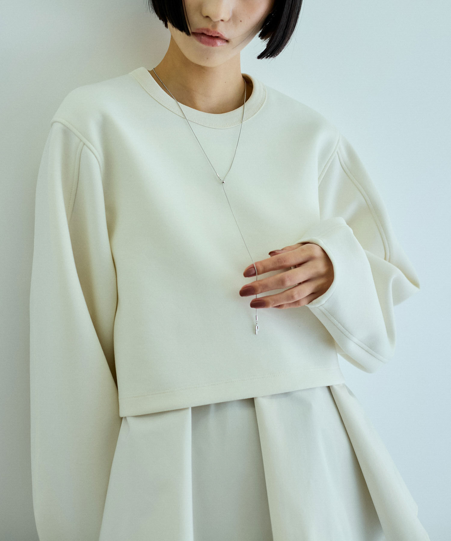 ADAM ET ROPE'「レイヤードペプラムチュニック」|その他|