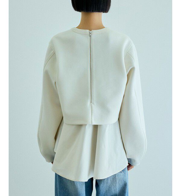 ADAM ET ROPE'「レイヤードペプラムチュニック」|その他|