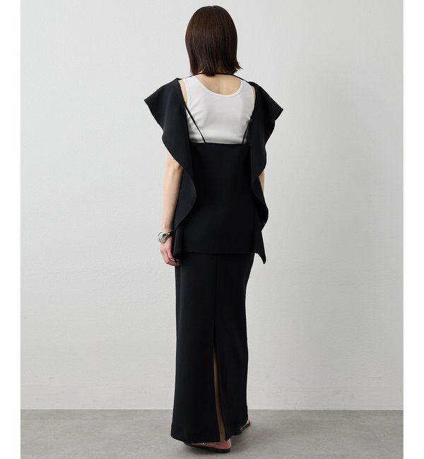 Drawing Numbers「【Drawing Numbers】ダブルクロスバイアスセミタイトスカート」|スカート|