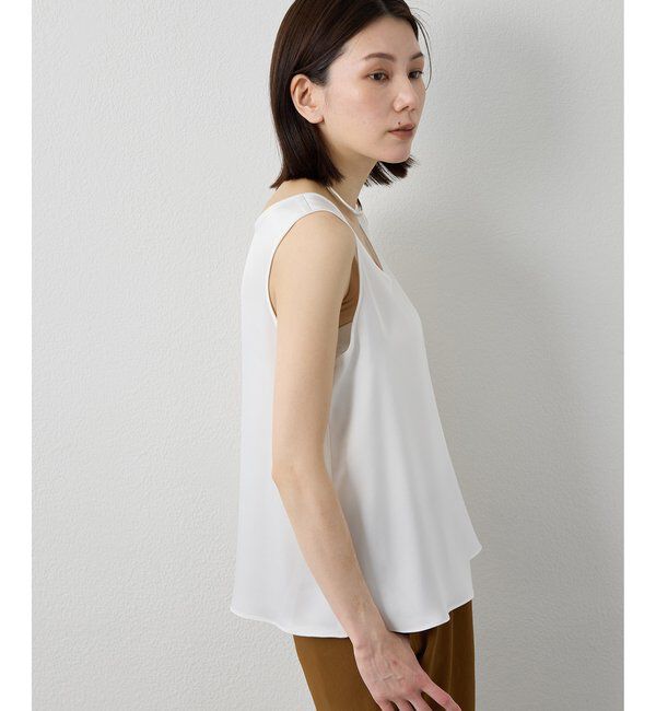 Drawing Numbers「【Drawing Numbers】ダブルサテンタンクブラウス」|シャツ・ブラウス|