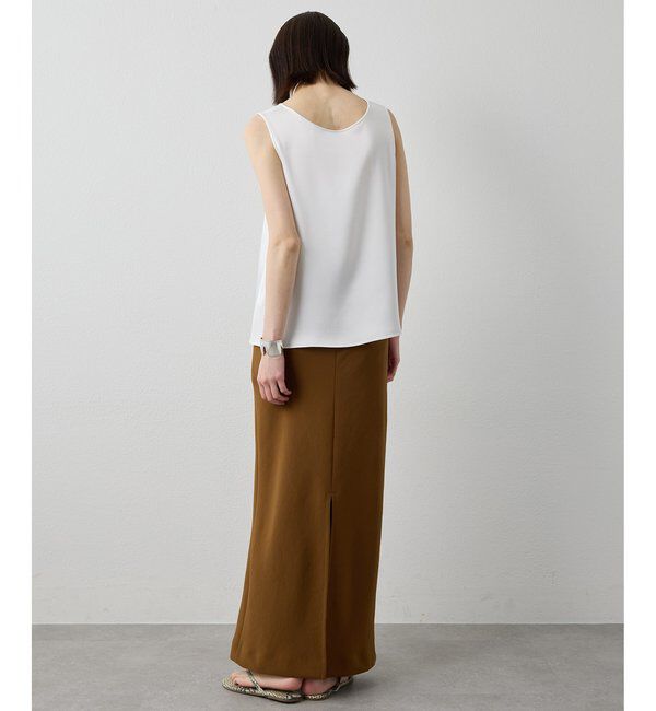 Drawing Numbers「【Drawing Numbers】ダブルサテンタンクブラウス」|シャツ・ブラウス|