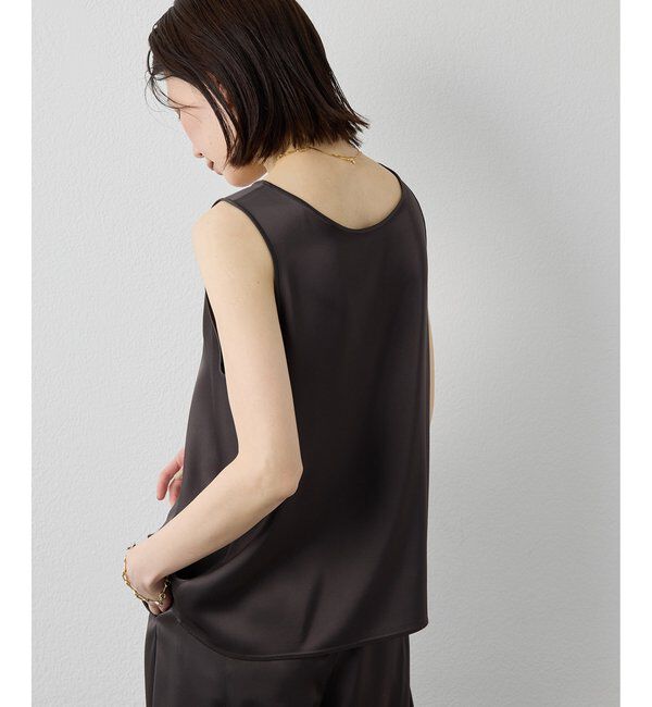 Drawing Numbers「【Drawing Numbers】ダブルサテンタンクブラウス」|シャツ・ブラウス|