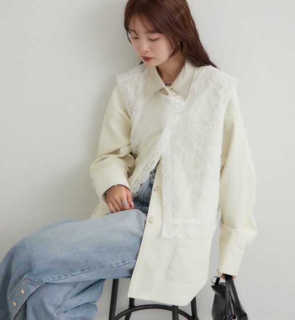  「マルチWAYレースレイヤードジャケット」|その他|