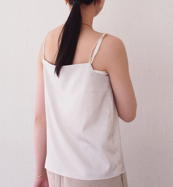  「【Atelier N5/アトリエヌメロサンク】サテンキャミ」|シャツ・ブラウス|